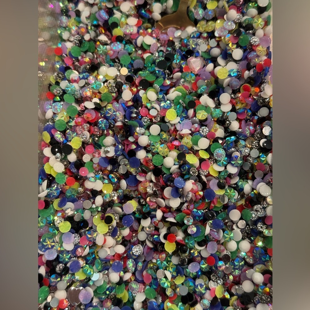 Colorful flatback Rhinestone- MIX - Picture 2 of 2